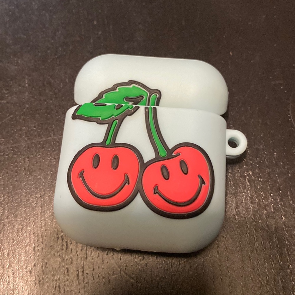 Chinatown Market Smiley Cherry Airpods Case